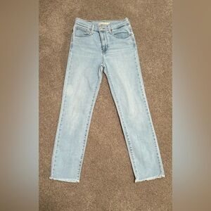 Levi's 724 High Rise Straight Crop Jeans